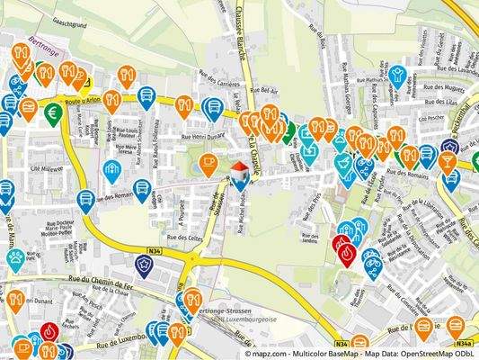 Geolyzer Kartenausschnitt