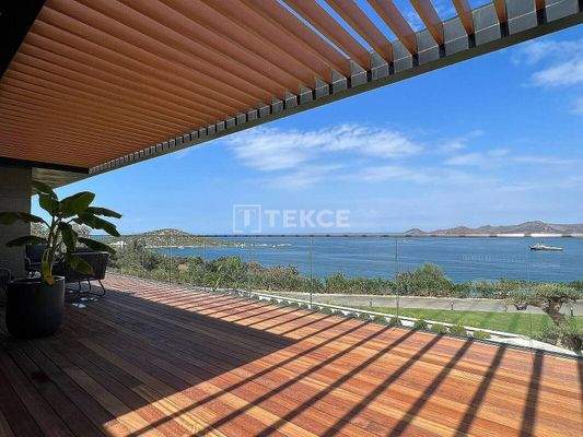 Villas in Project with Private Beach and Pier in Bodrum