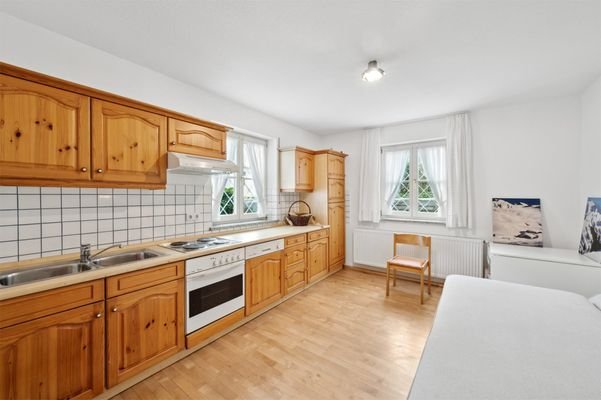 Die separate Küche – harmonisch verbunden mit dem Wohnbereich