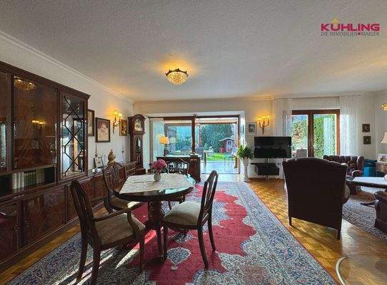 Direkter Zugang zu Wintergarten und Terrasse