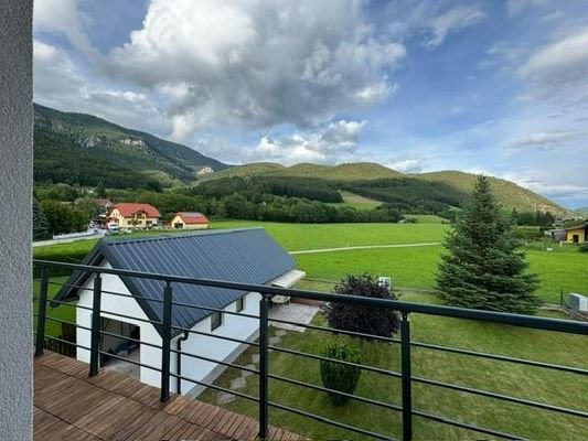 unglaubliche Aussicht vom Balkon