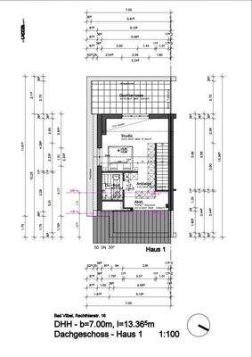 Dachgeschoss Haus links