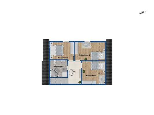 Grundriss - Dachgeschoss 