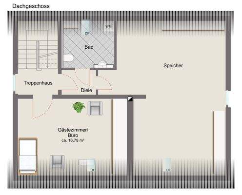 Grundriss Dachgeschoss