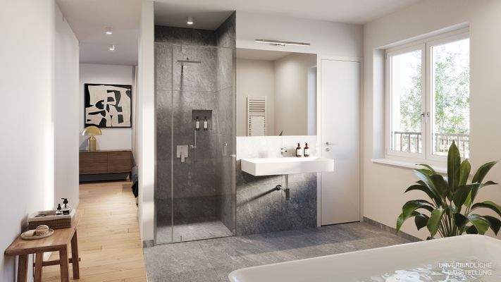 Dusche mit Wohlfühlatmosphäre - Neubauprojekt in Berlin-Weissensee