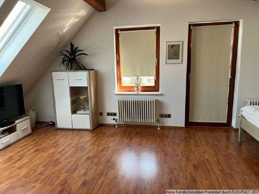 Ansicht einer Räumlichkeit im Dachgeschoss