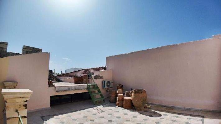 Kreta, Rethymno: Einzigartig gestaltetes Einfamilienhaus zum Verkauf in der Altstadt