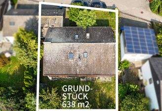 Drohnenaufnahme Grundstück