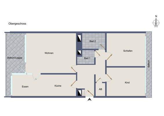 Grundriss-Illustration