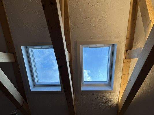 Wohnzimmer Dachfenster