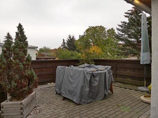 Dachterrasse im Herbst