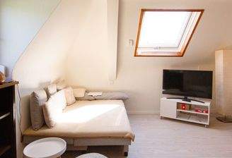 Das Mansardenzimmer im DG