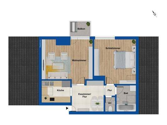 Grundriss 3. Obergeschoss