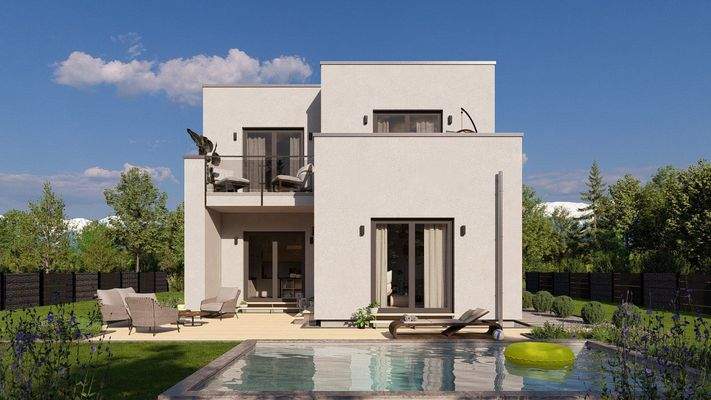 Modernes Poolhaus Deluxe