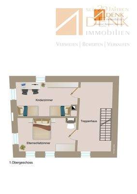 GR  Obergeschoss visuell als 2D Ansicht aufbereite