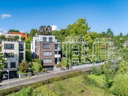 Bebauung bei Grundstücksteilung