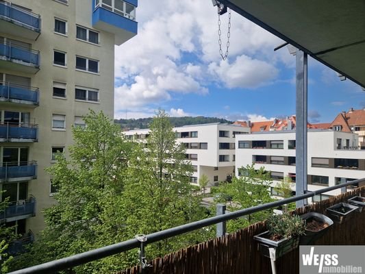 Aussicht Balkon Referenzwhg. 3. OG