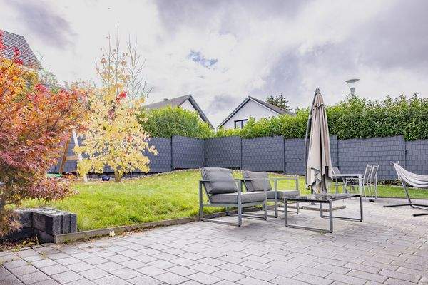 Blick auf die Terrasse