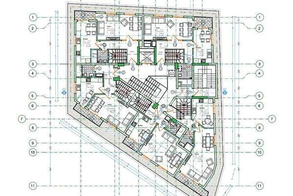 City and Mountain-View Apartments in the Center of Alanya Antalya
