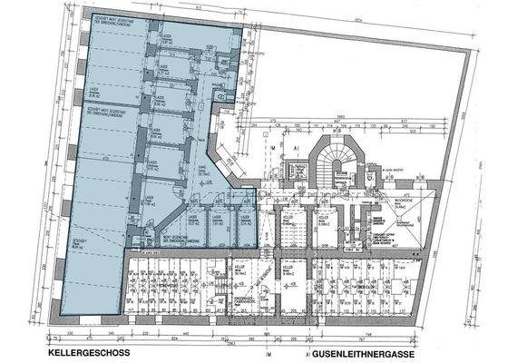 Grundriss Geschäftslokal