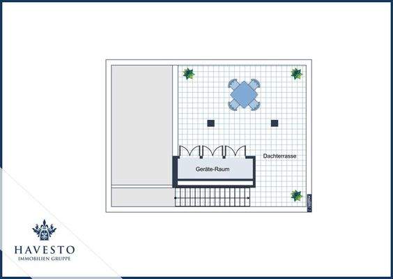 Grundriss DG - größeres Hausboot