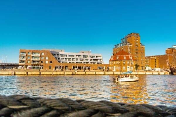 Blick auf das Apartmenthaus 