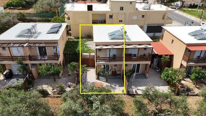 Kreta Pirgos Psilonerou - Doppelhaushälfte mit Meerblick - zu Fuß zum Strand