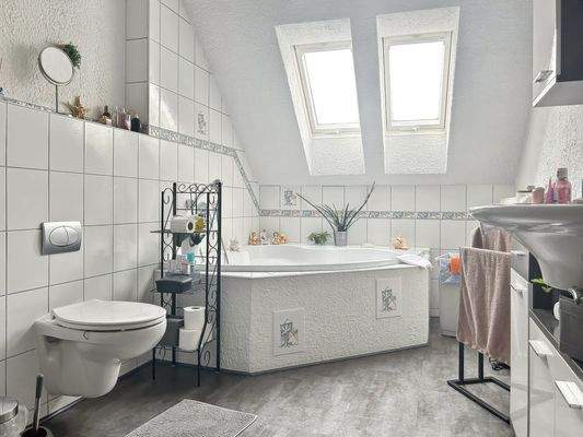 Badezimmer Dachgeschoss