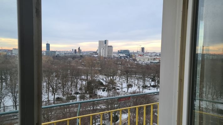 Aussicht vom Balkon