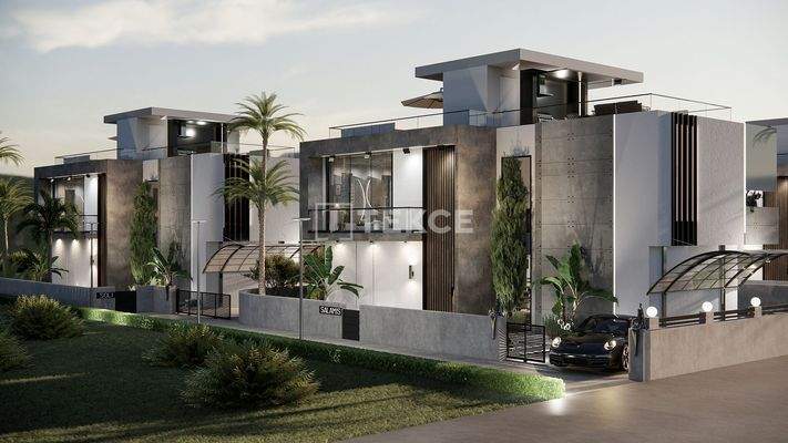 Detached Villas with Pools Near the Beach in Ozanköy Girne