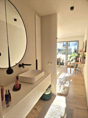 Blick zum Schlafbereich