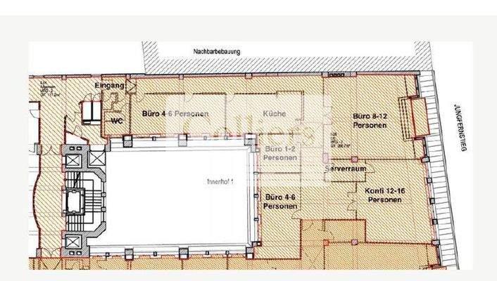 6. OG - ca. 372 m²