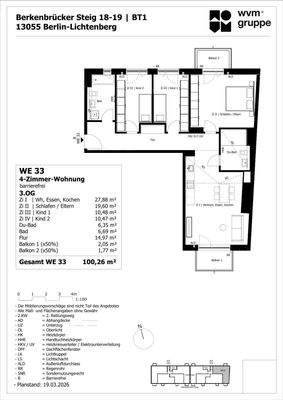 Verkaufsgrundriss WE 33-1