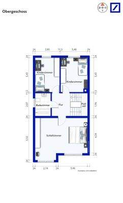 Grundriss Obergeschoss