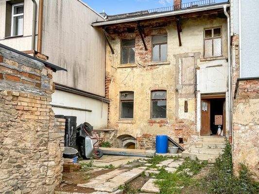 Rückseite des Hauses