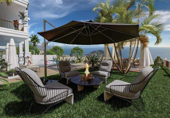 Sea and Nature-View Villas with Private Pool in in Alanya