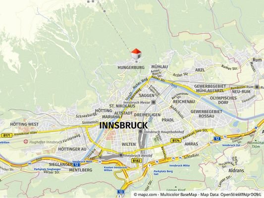 Landeshauptstadt Innsbruck ca. 130.000 Einwohner