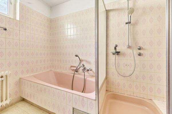 Badezimmer im Bungalow