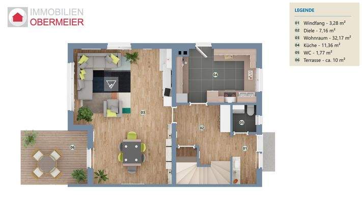 Erdgeschoss Grundriss