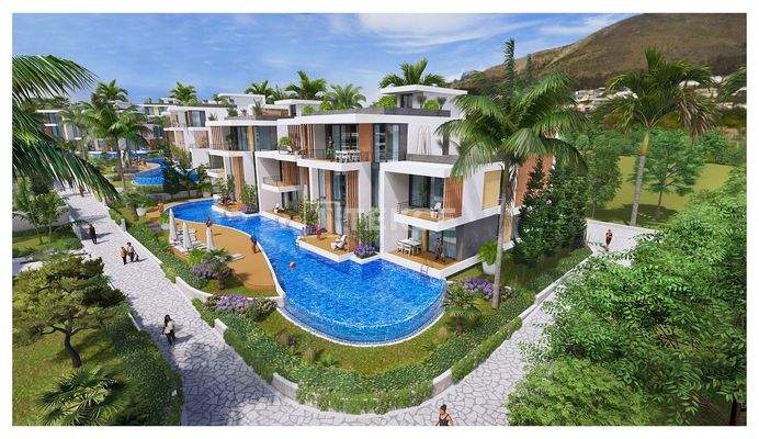 Sea-View Apartments in a Natural Setting in Gazimağusa Tatlısu