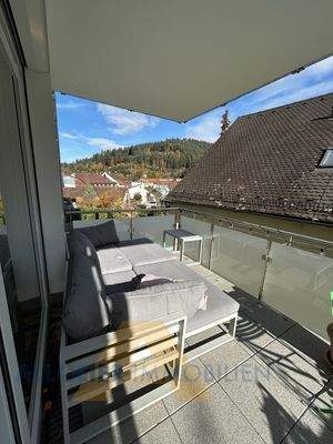 Balkon mit Westblick
