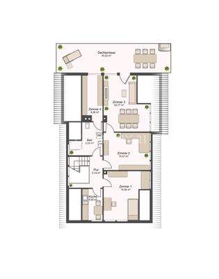 Grundriss Obergeschoss