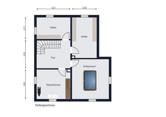 Grundriss Kellergeschoss