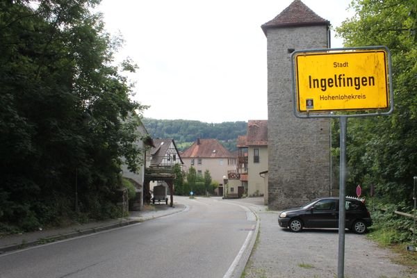 Die idyllische Stadt Ingelfingen