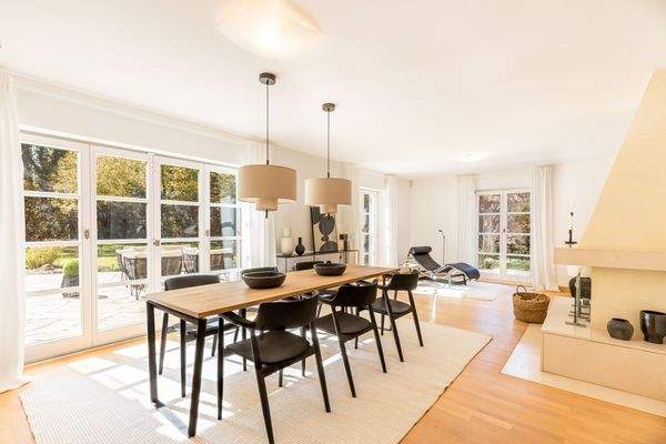 Livingbereich mit Kamin