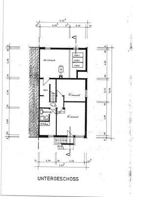 Grundriss Untergeschoss