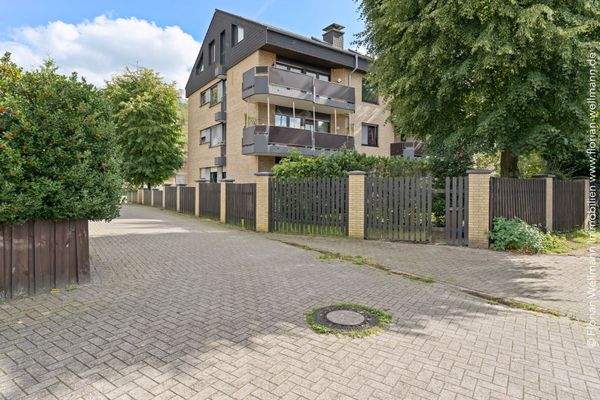 Gartenfläche eingezäunt 