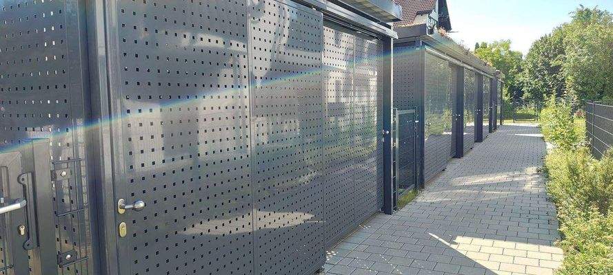 abschließbare Fahrradhäuser