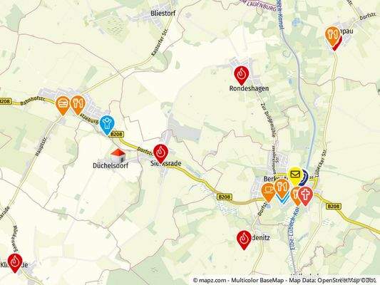 Geolyzer Kartenausschnitt
