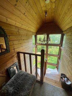 Treppe zum Spitzboden